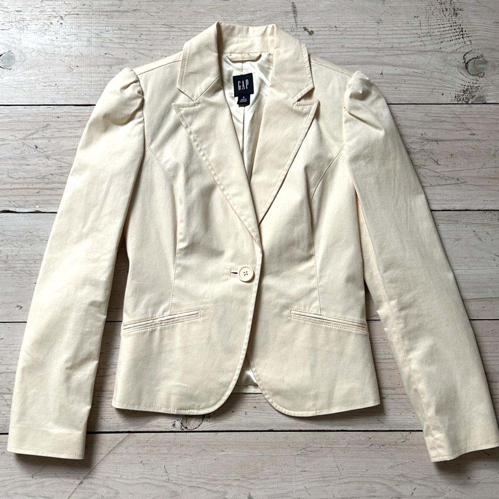 Sharp Ivory Blazer from Gap